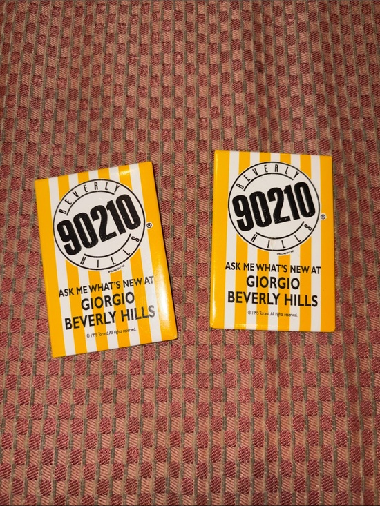 Giorgio Beverly Hills Accessories - 1995 Giorgio Beverly Hills 90210 collector pins QTY 2